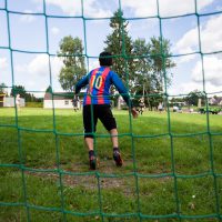 Torhüter beim Fußball